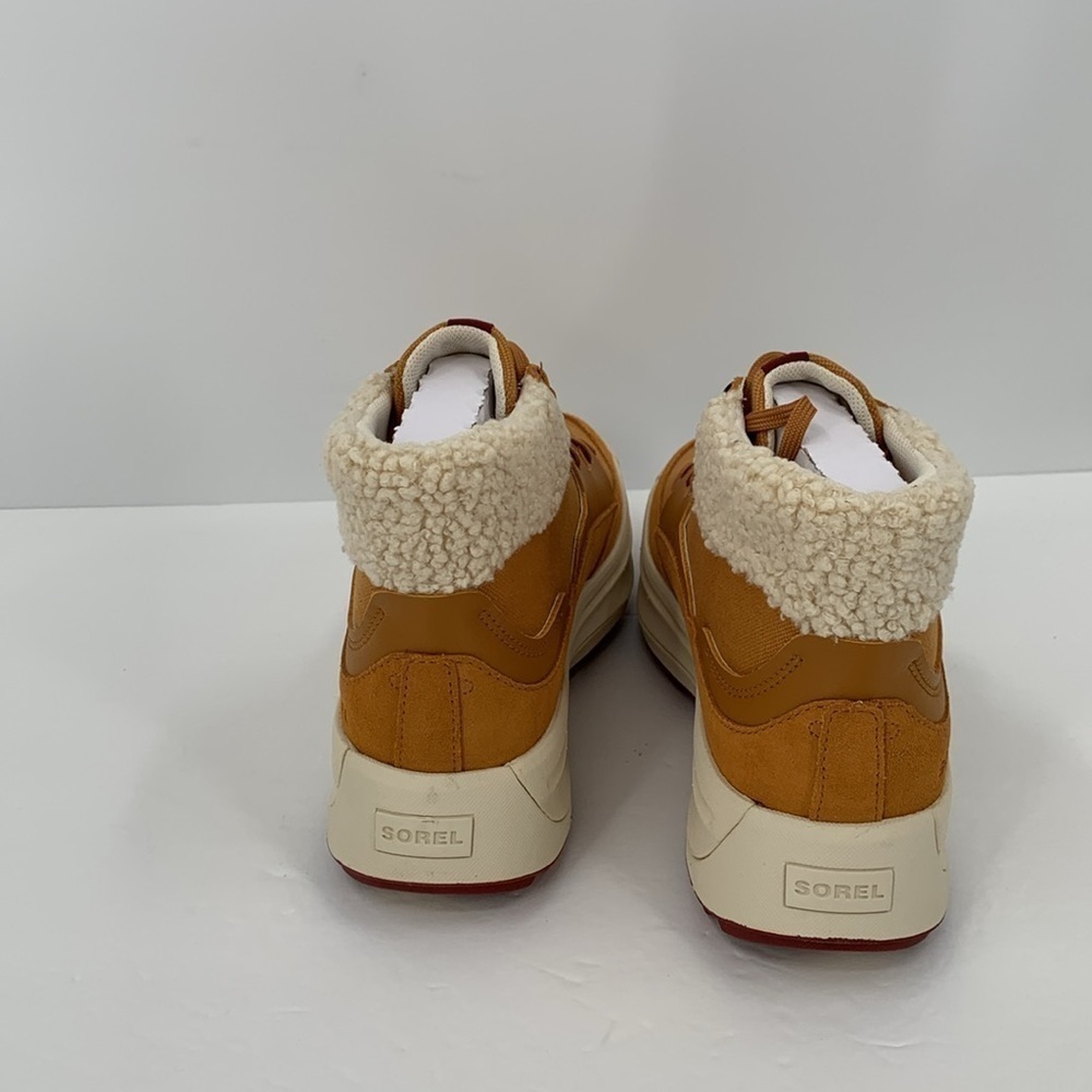 Sorel x Calia Out n About ONA mid sneaker boots winter waterproof Gold new 9.5 - Picture 6 of 7